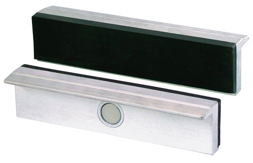 HEUER 112125 Schraubstockschutzbacke Typ G f.Backen-B.125mm Gummibelag Alu.1Paar