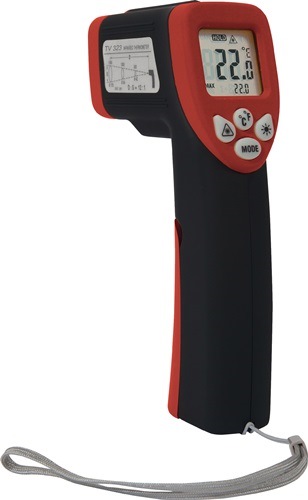 TESTBOY TV 323 Infrarotthermometer TV 323 - 50 bis 550 °C ±3 °C 2 x Typ AAA