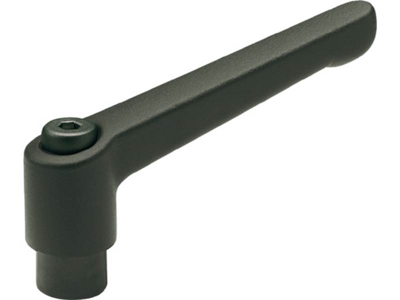 GANTER 300-92-M12-SW Verstellbarer Klemmhebel GN 300 d1 M 12 mm l1 92 mm Innenge
