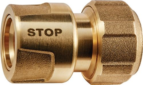 GEKA 46.1815 Wasserstopp GEKA plus KTW Messing Schlauchgröße 13 mm