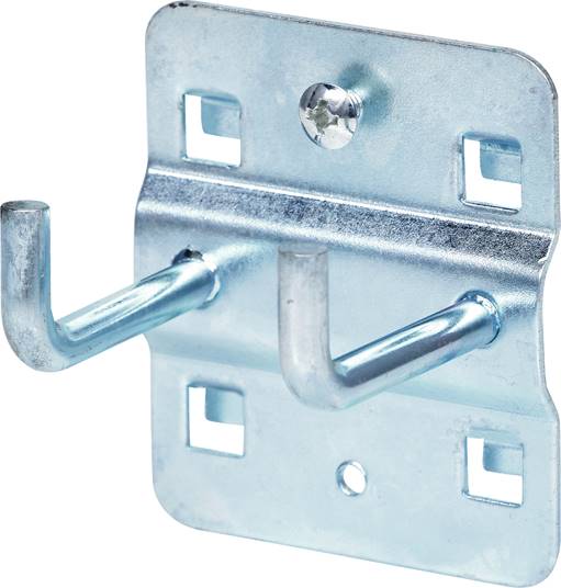 KS Tools 860.0816 Doppelter Werkzeughalter mit senkrechtem Hakenende, Ø 6 mm, 35