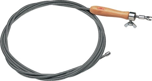 CABERE 93003 Rohrreinigungswelle Länge 5 m Wellen-D. 7 mm Krallen-D. 20 mm