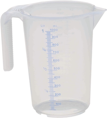 3301 Messbecher 1 l  PP transparent · mit 2 Skaleneinteilungen