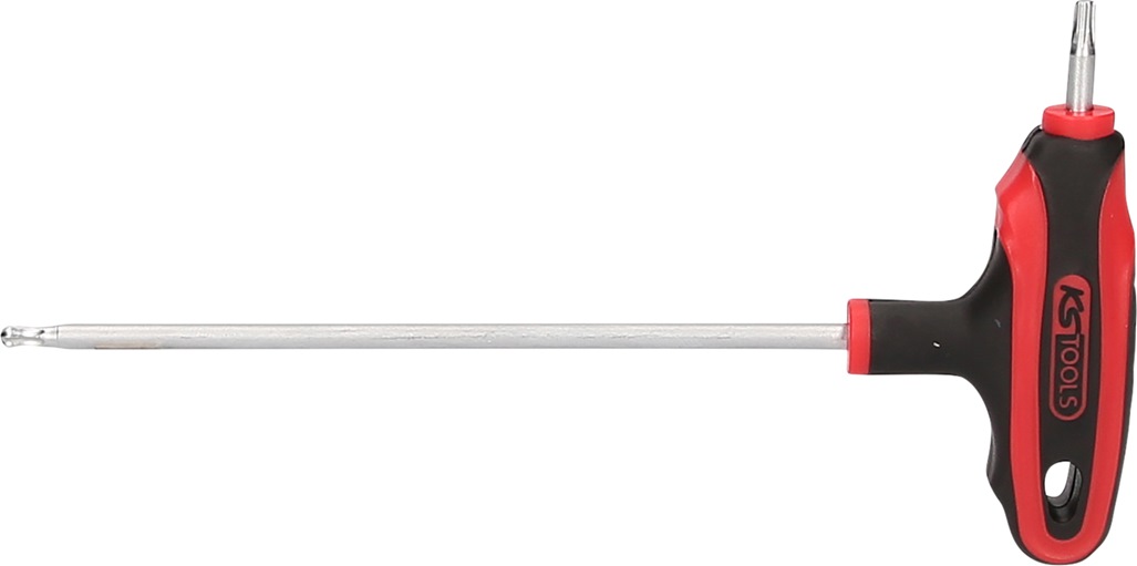 KS Tools 151.2756 ERGOTORQUEplus T-Griff-Winkelstiftschlüssel Torx Kugelkopf,T15