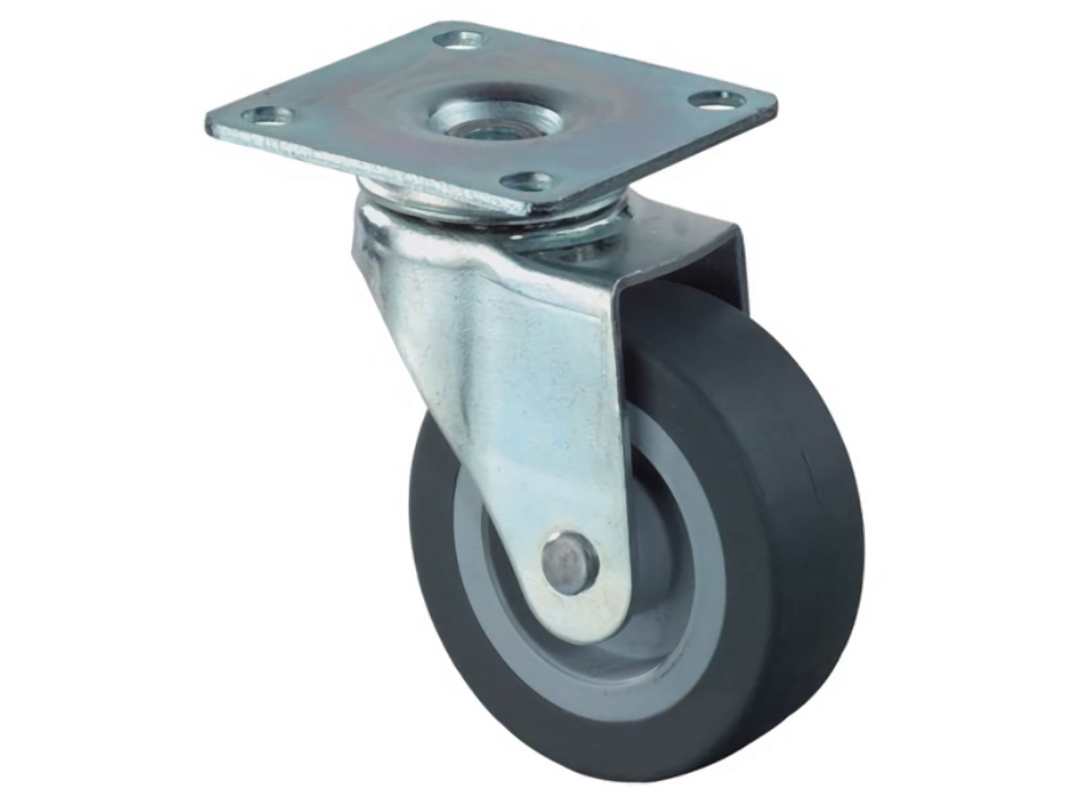 BS ROLLEN F26.051 Lenkrolle  Rad-Ø 50 mm Tragfähigkeit 40 kg mit Anschraubplatte
