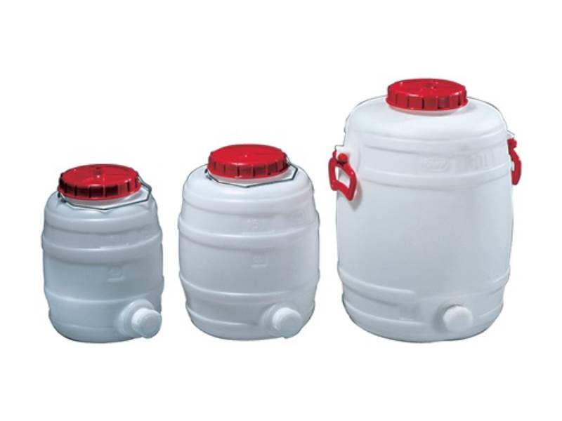 GRAF 825004/ 835051 Fass  30 l PE weiß 2 Tragegriffe Einfüllöffnung-D. 120 mm