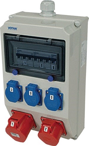 063.113.1110 WOLFSBG. Kunststoffwandverteiler  Verschraubung M32 1x