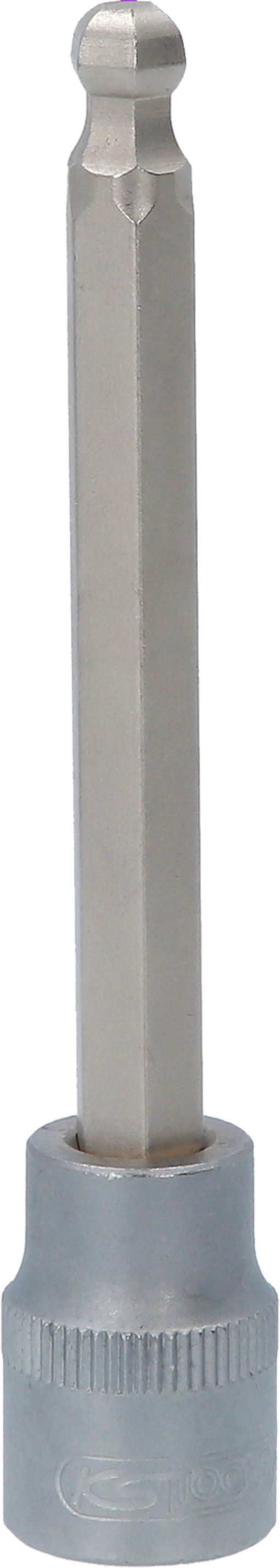 KS-Tools 911.5397 3/8'' Bit-Stecknuss Innensechskant mit Kugelkopf, lang, 7mm