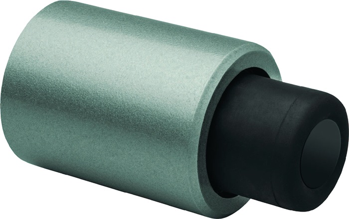 DENI 3874 0110 22 Anschlagpuffer  Leichtmetall silberfarbig lackiert Länge 110 m