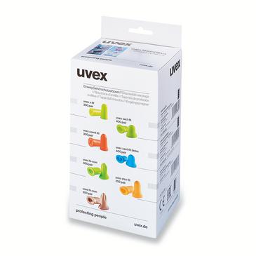 Uvex 2124003 Gehörschutzstöpsel xact-fit 400 Paar grün SNR 26 dB Größe M