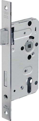 BKS Zimmertür-Einsteckschloss 0415 PZW 24/ 55/72/8 mm DIN links silber käntig Kl
