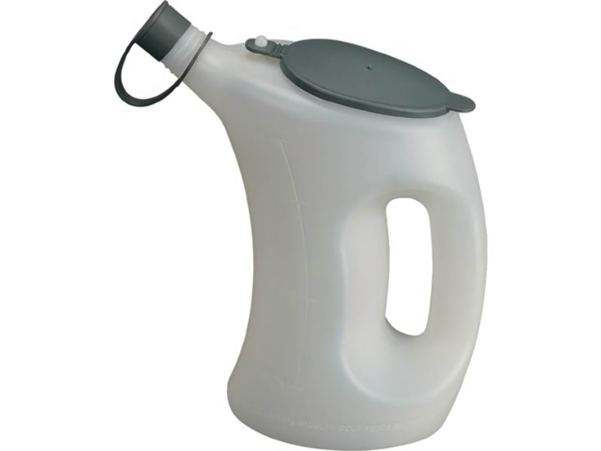PRESSOL 07 523 Messbecher  3 l m. Schutzdeckel/Schutzkappe am Auslauf HDPE