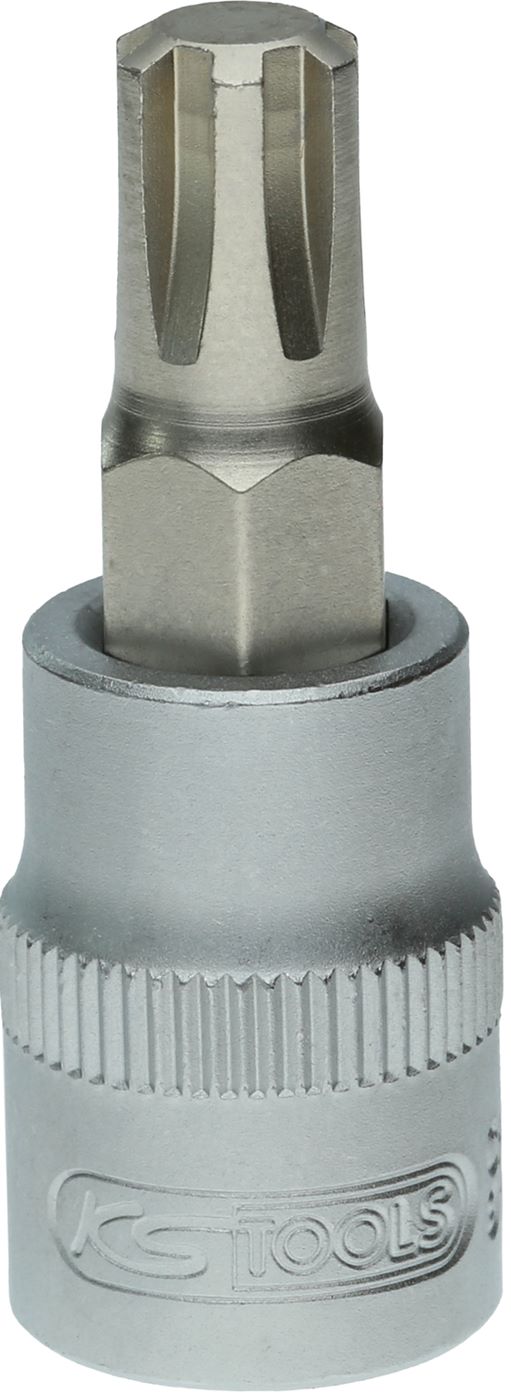 KS-Tools 917.3926 3/8'' Bit-Stecknuss für RIBE®-Schrauben, M9, Länge 48 mm