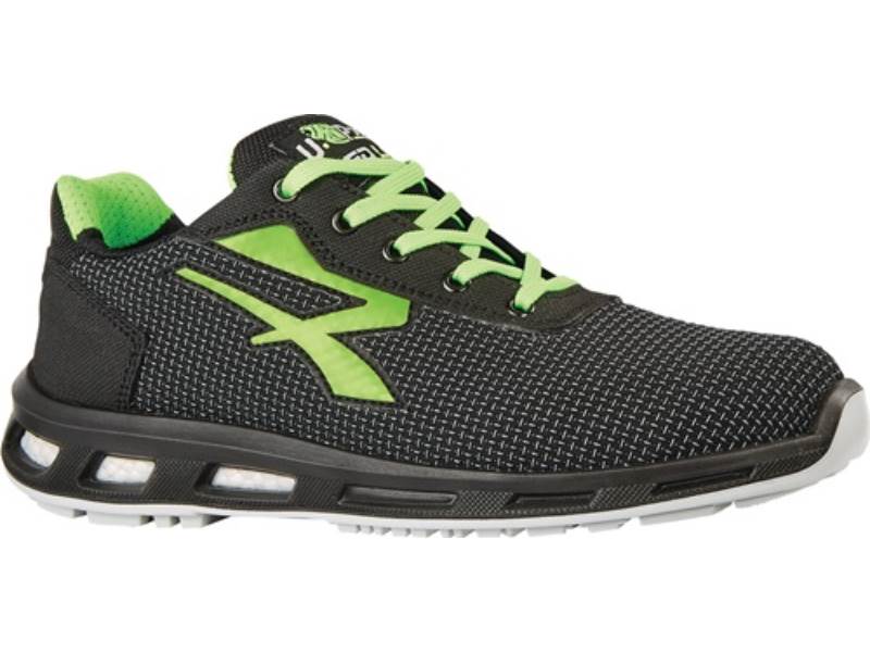 U.POWER RL20356-46 Sicherheitsschuh RedLion STRONG Größe 46 W. 11 schwarz/grün