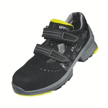 Uvex 8542947 1 Sandalen S1 85429 schwarz, gelb Weite 12 Größe 47
