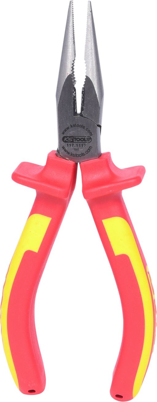 KS Tools 117.1117 ERGOTORQUE VDE Flachrundzange, 165mm