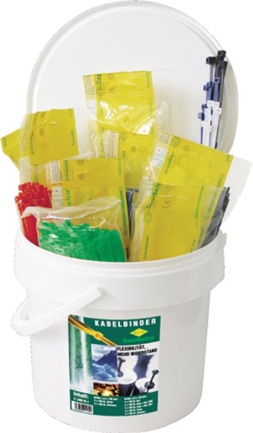 SAPISELCO 105-120RP Kabelbinder-Set  1500-teilig Polyamid 6.6