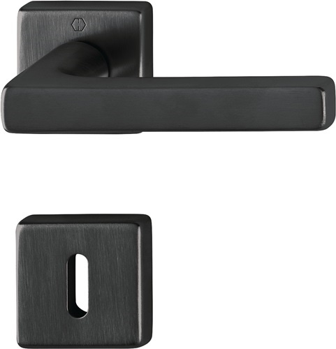 HOPPE 11711073 Rosettengarnitur Dallas M1643/843KV/843KVS Messing F96-1-R quadra