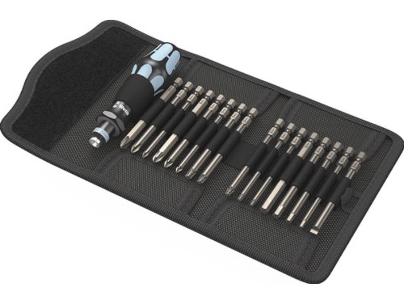 WERA 05071116001 Schraubendreher-Satz K K 60 Stainless 17-teilig mit Wechselklin
