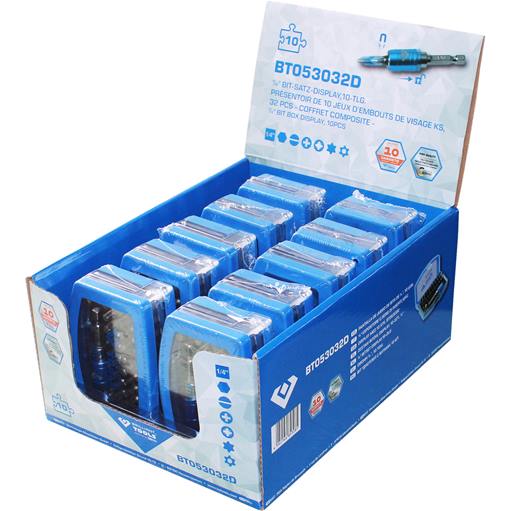 Brilliant Tools  BT053032D Bit-Satz, 32-tlg. Display, 10 Stk
