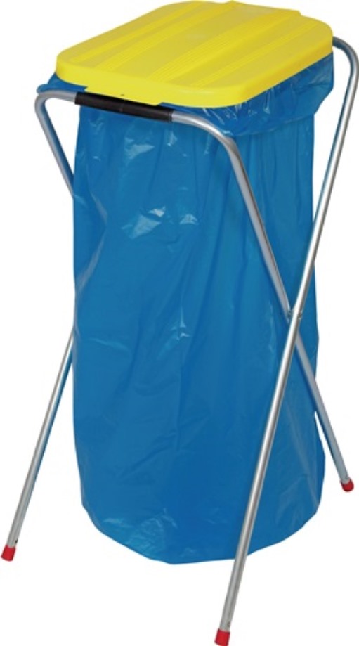 AS2013 Abfallsammler H810xB370xT410mm 70-120 l Deckel gelb