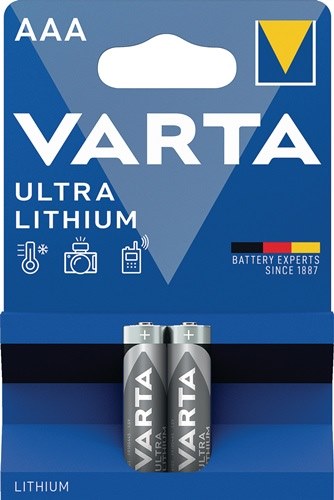 VARTA 06103 301 402 Batterie ULTRA Lithium 1,5 V AAA Micro 1100 mAh FR10G445 610