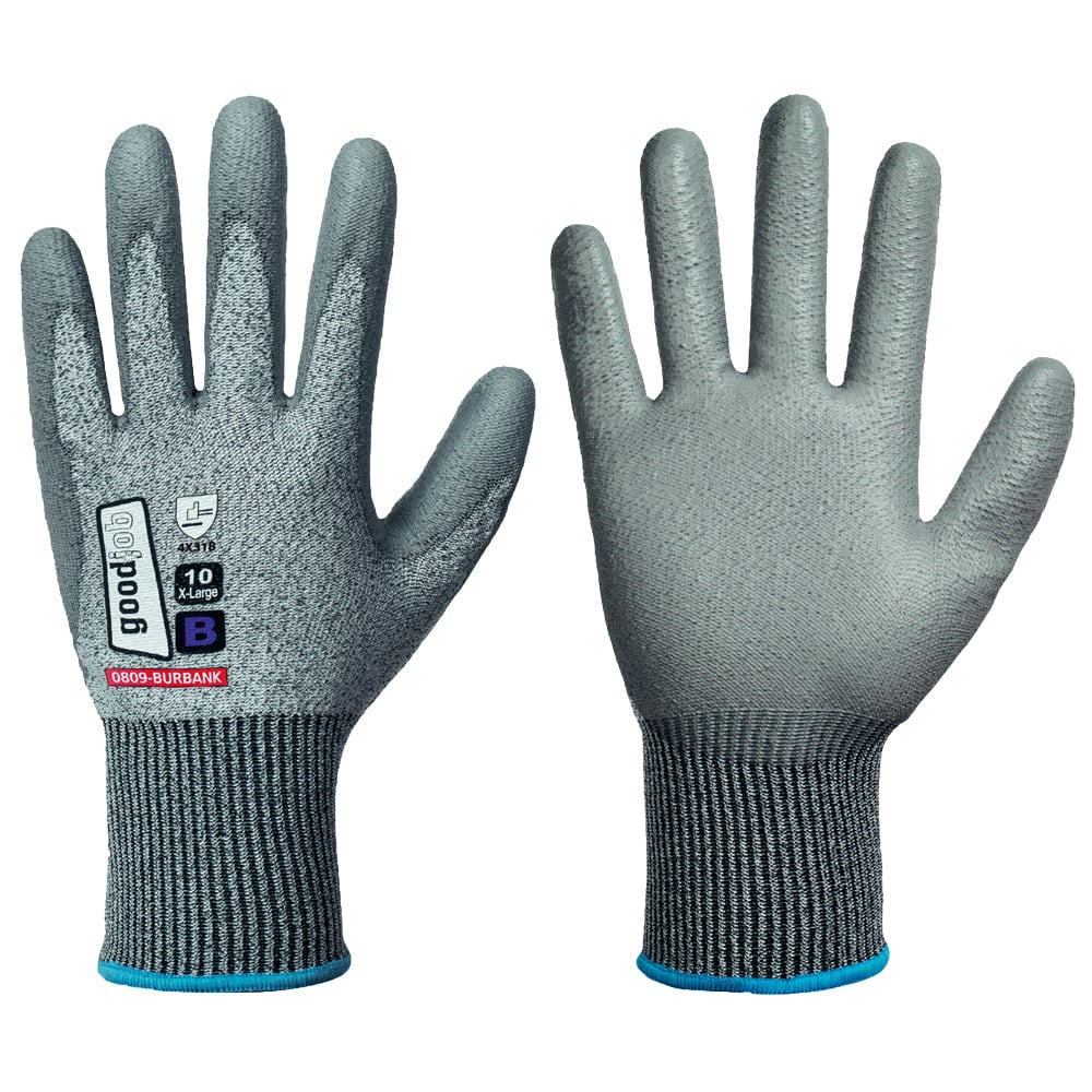 Gr .11 *BURBANK* GOODJOB® HANDSCHUHE grau *BURBANK* GOODJOB® GLOVES