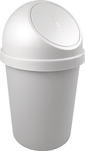 HELIT H2401382 Abfallbehälter  H700xØ403mm 45 l lichtgrau