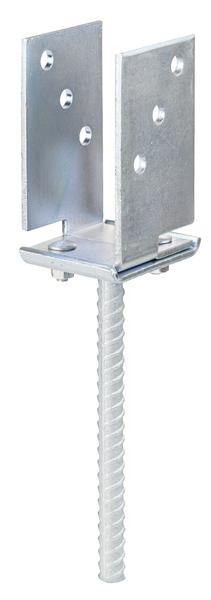 GAH 214494 U-Pfostenträger ETA-10/0210 71 - 131x110x200x70mm galv. verz. dicksch