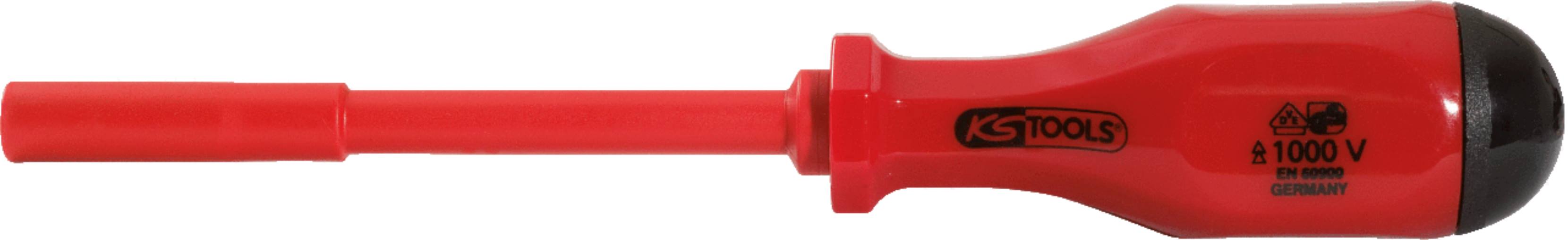 KS Tools 117.1625 1/4'' Bit-Schraubendreher mit Schutzisolierung und Magazin