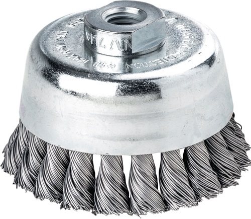 LESSMANN 484217 Topfbürste  Ø 80 mm M14 Drahtstärke 0,5 mm Stahl 9000 min-¹