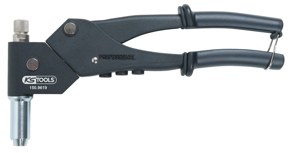 KS Tools 150.9619 Handnietzange 360° drehbarer Kopf