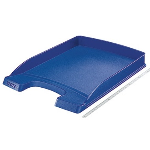 Leitz Briefablage Flach Plus 52370035 DIN A4 stapelbar PS bl