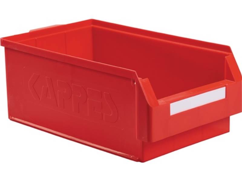 RASTERPLAN 6002.00.0151 Sichtlagerkasten  L500xB300xH200mm PE rot