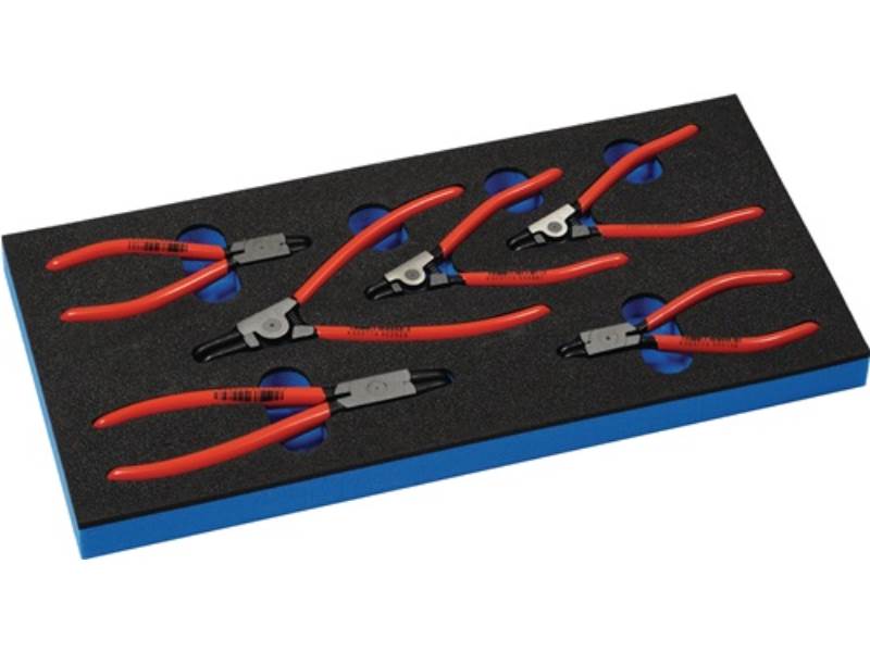 Knipex Werkzeugmodul 6-teilig  1/3-Modul Zangen f. Sicherungsringe