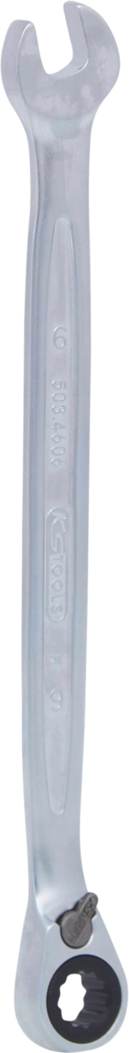 KS Tools 503.4606 GEARplus Ratschenringmaulschlüssel,umschaltbar,6mm