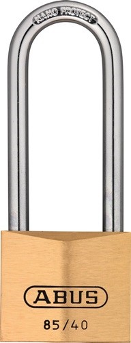 ABUS 2513 Zylindervorhangschloss 85/40HB63 gl Schlosskörperbreite 40 mm Messing