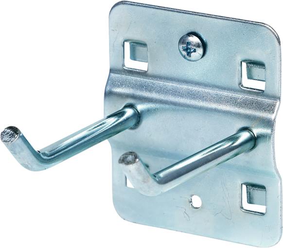 KS Tools 860.0813 Doppelter Werkzeughalter mit schrägem Hakenende, Ø 6 mm, 50mm