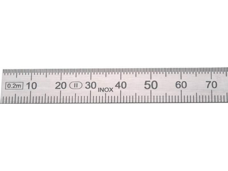 HELIOS PREISSER 0460228 Stahlmaßstab  Länge 500 mm rostfreier Stahl biegsam Teil
