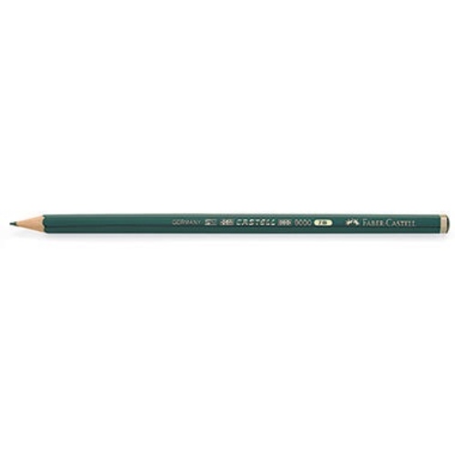 Faber-Castell Bleistift CASTELL 9000 119007 7B dunkelgrün