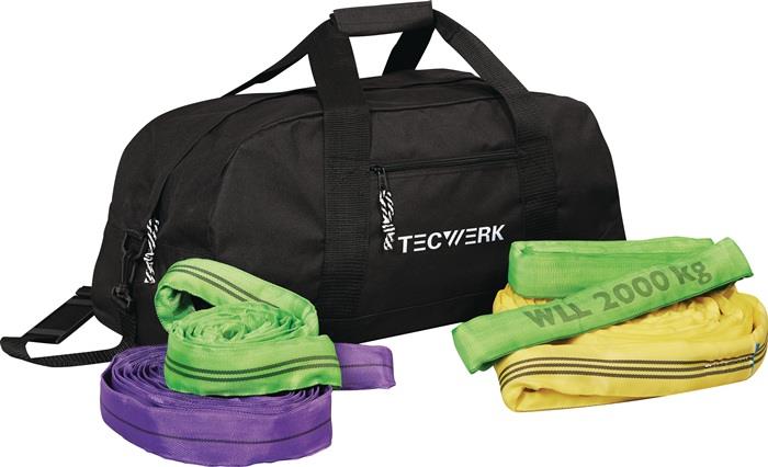 TECWERK 2000365156 Rundschlingen-Set 10-tlg.TECWERK 2000365156