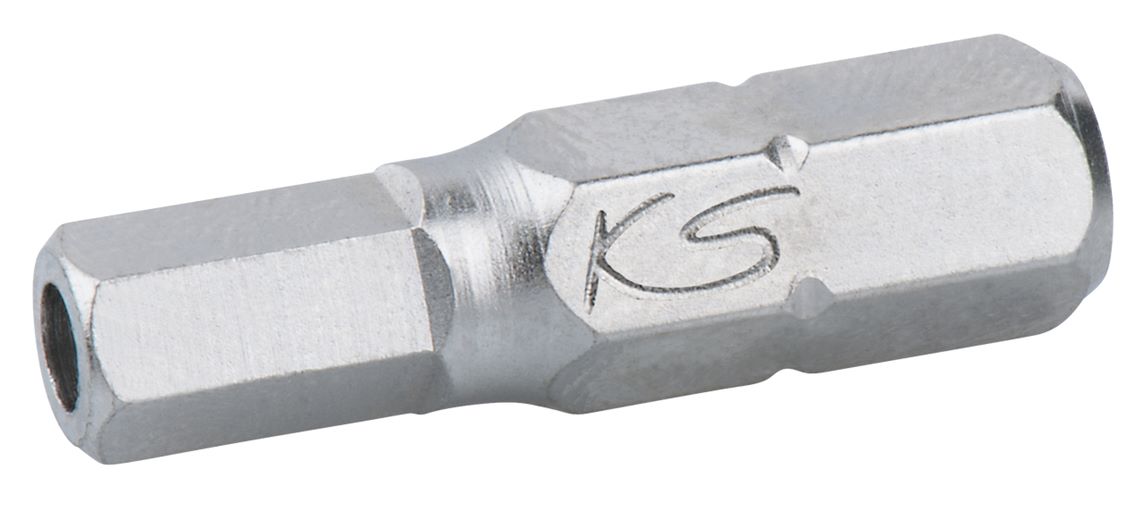 KS Tools 911.3588 1/4'' CLASSIC Bit Innensechskant, Bohrung, 25mm, 1/4''