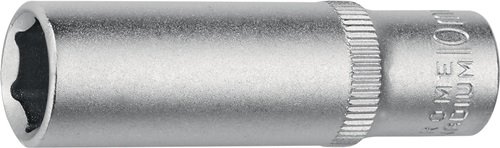 PROMAT  Tiefbett-Steckschlüsselein-Satz  1/4 '' 6-kant, lang Schlüsselweite 6 mm
