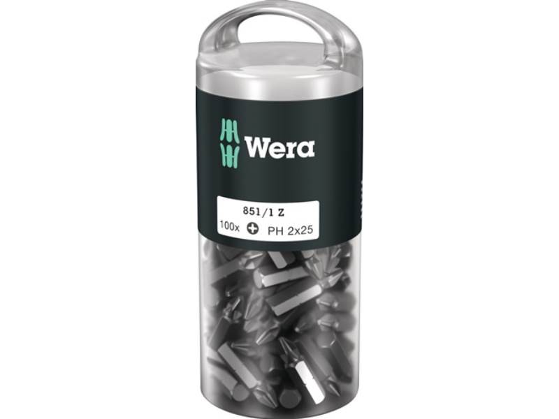 Wera 5072441001 Bits 851/1 Z PH 2 x 25 mm DIY-Box (1=100Stk) 100xPH 2x25mm i.DIY