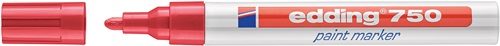 EDDING 4-750002 Lackmarker 750 rot Strichbreite 2-4 mm Rundspitze