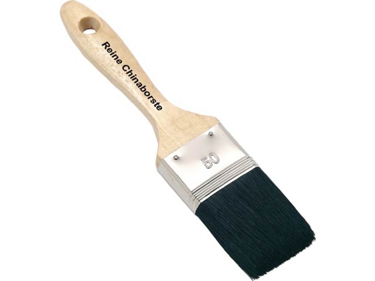 NÖLLE 55125 Maler-Lackierpinsel  Größe mm 60 2,5 '' schwarze Mischborste Maler