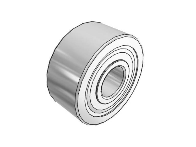 KS Tools 896.9506 ECOline Laufrollensatz, inkl. Schrauben