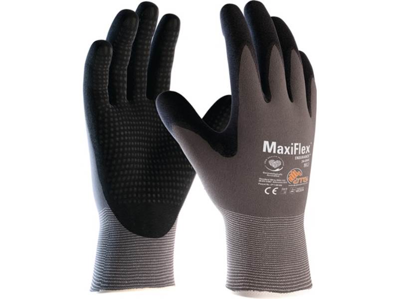 ATG 2442-11 Handschuhe MaxiFlex® Endurance 34-844 Größe 11 grau/schwarz Nylon m
