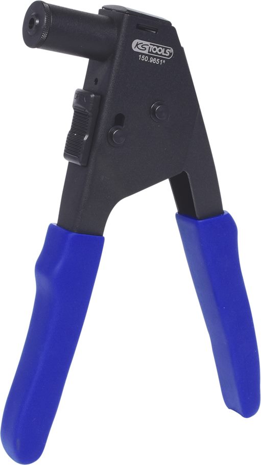 KS Tools 150.9650 Kunststoff-Nietzangen-Satz mit Nieten, 41-tlg.
