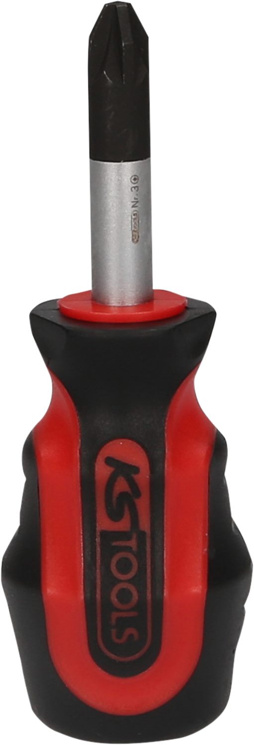 KS Tools 159.1144 ERGOTORQUEplus Schraubendreher, kurz, PZ3